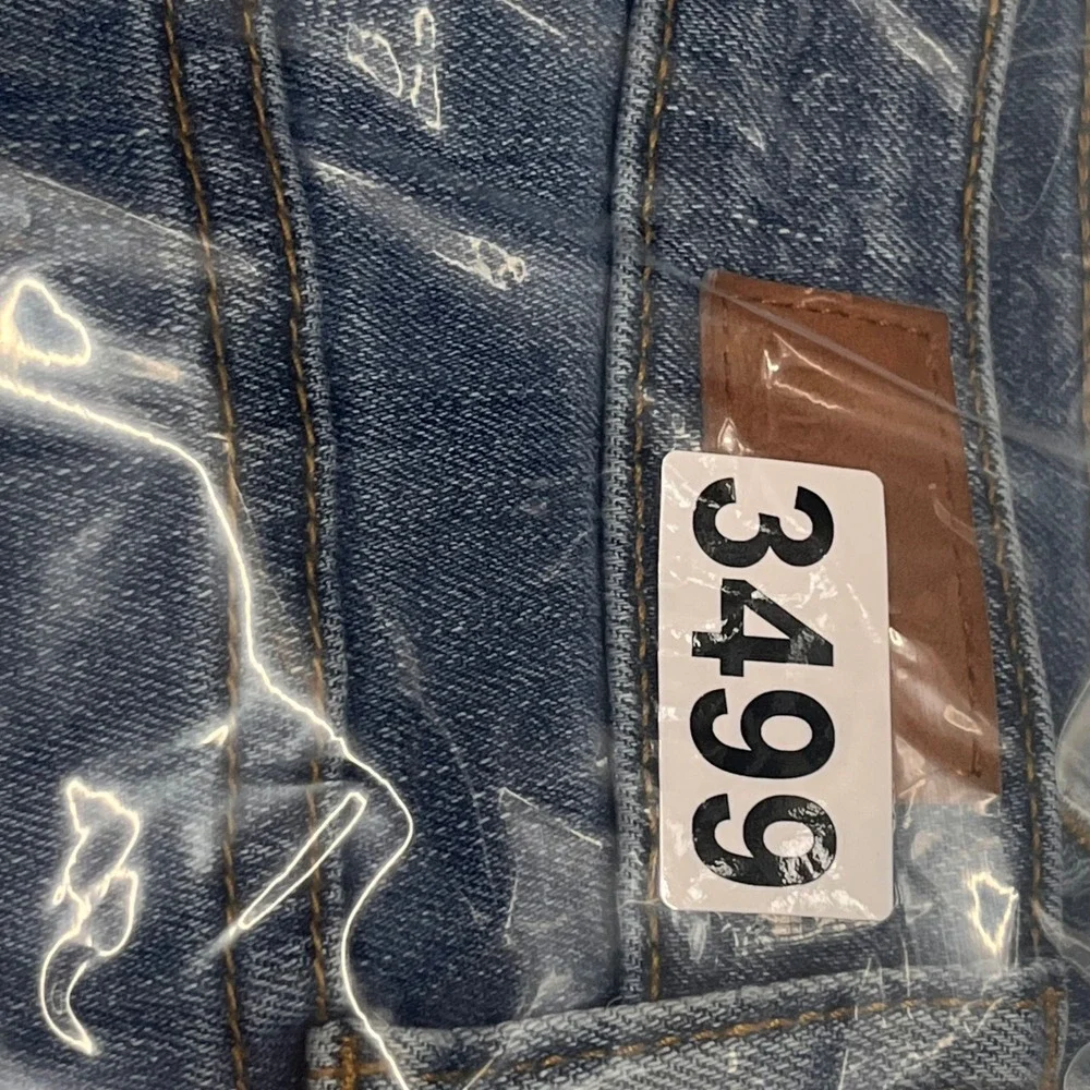 Judy Blue Los Angeles Relaxed‎ Fit Blue Denim Jeans Women Size 27 Distressed